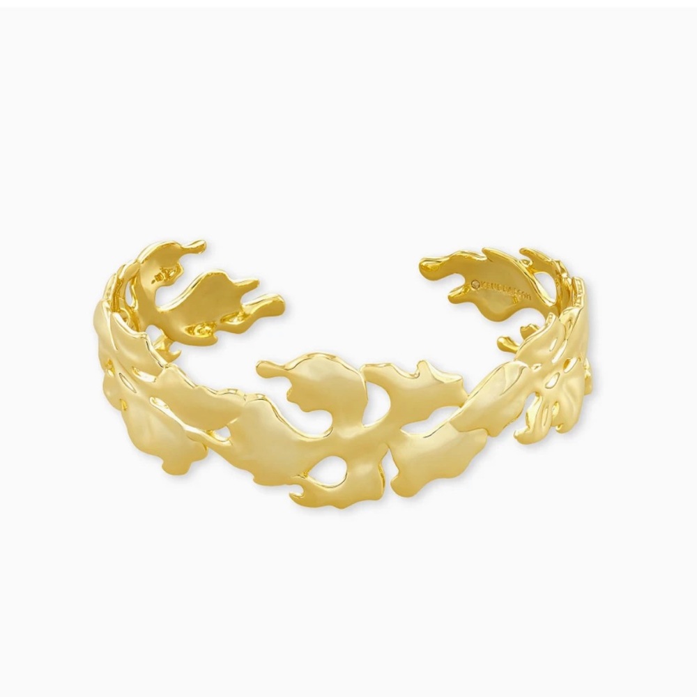 $78 Kendra Scott Savannah Cuff Bracelet in Gold